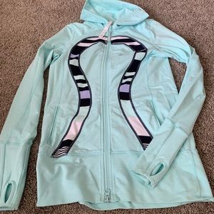Lululemon zip up logo sweatshirt